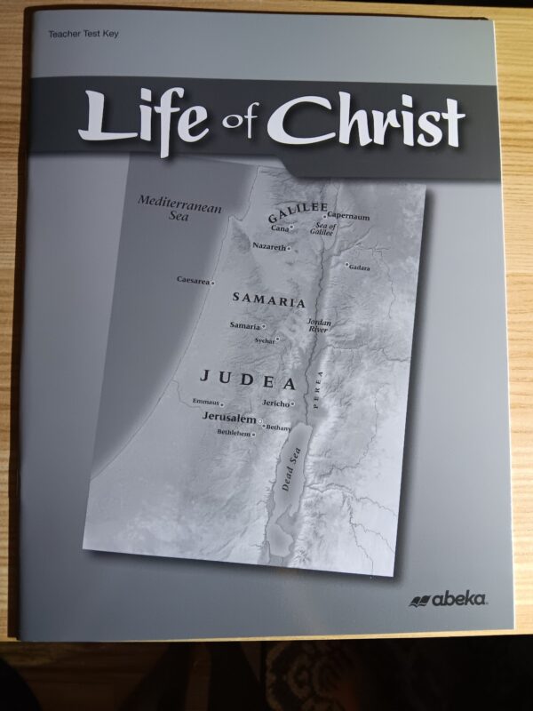 NEW | Abeka Life of Christ – Teacher Test Key | Bible Curriculum Grade 7